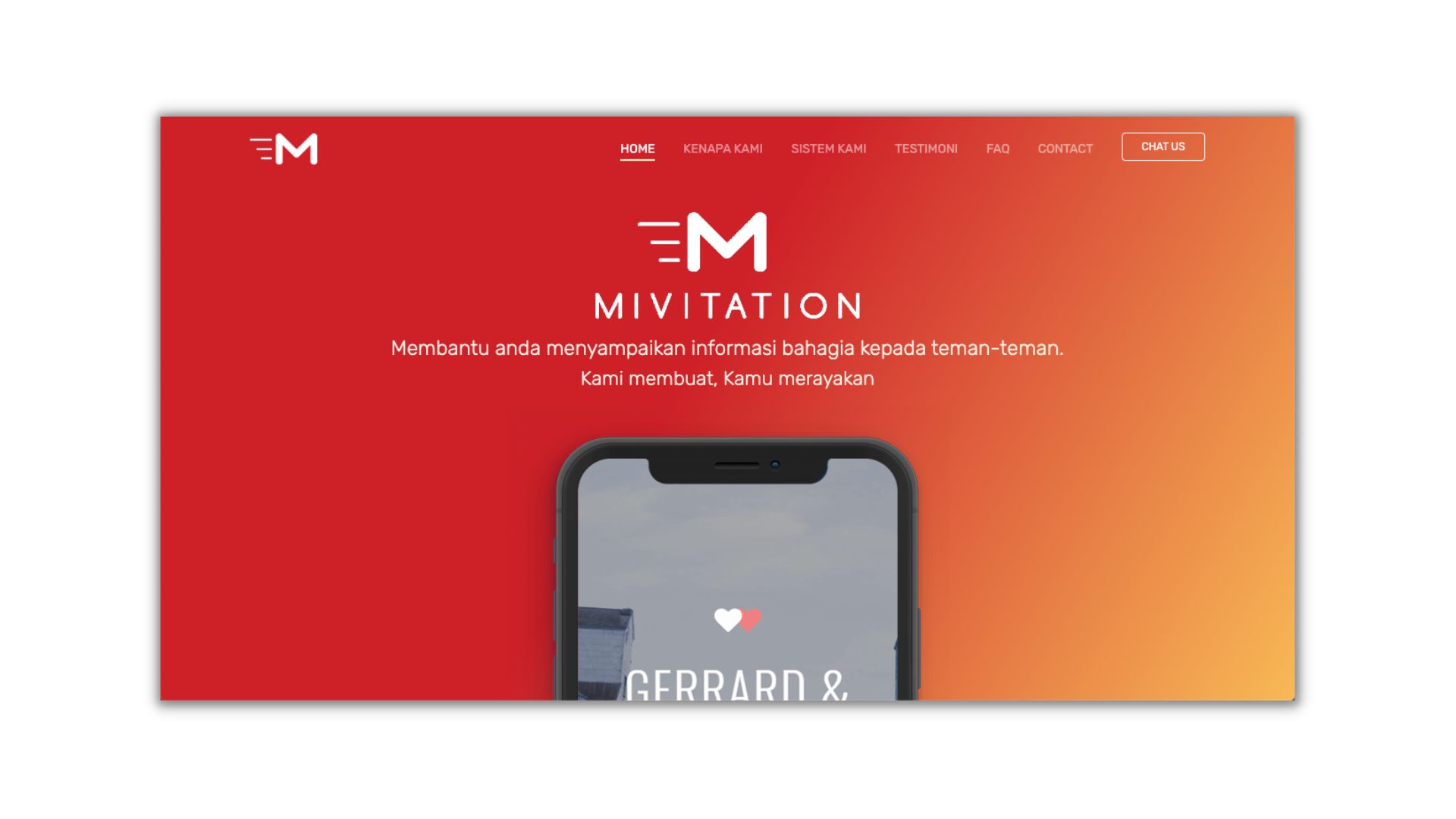 aplikasi dan website untuk membuat undangan digital - mivitation