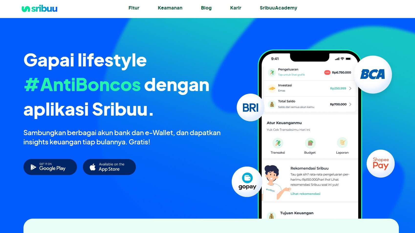 aplikasi pengatur keuangan - sribuu