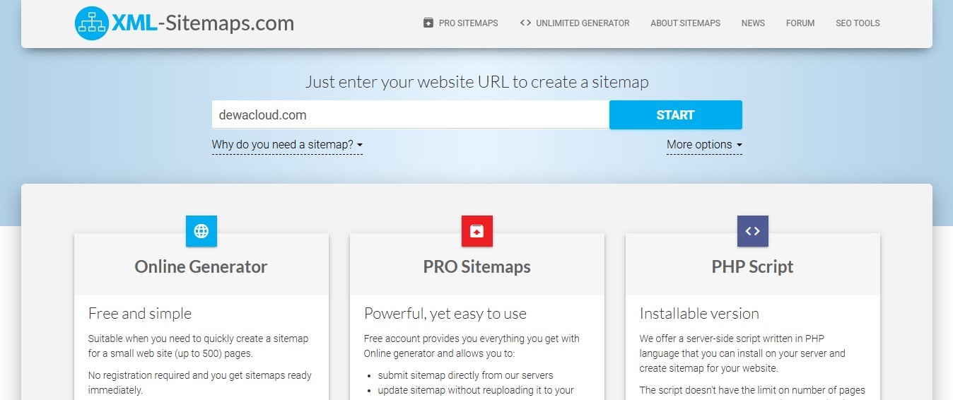tulis url website