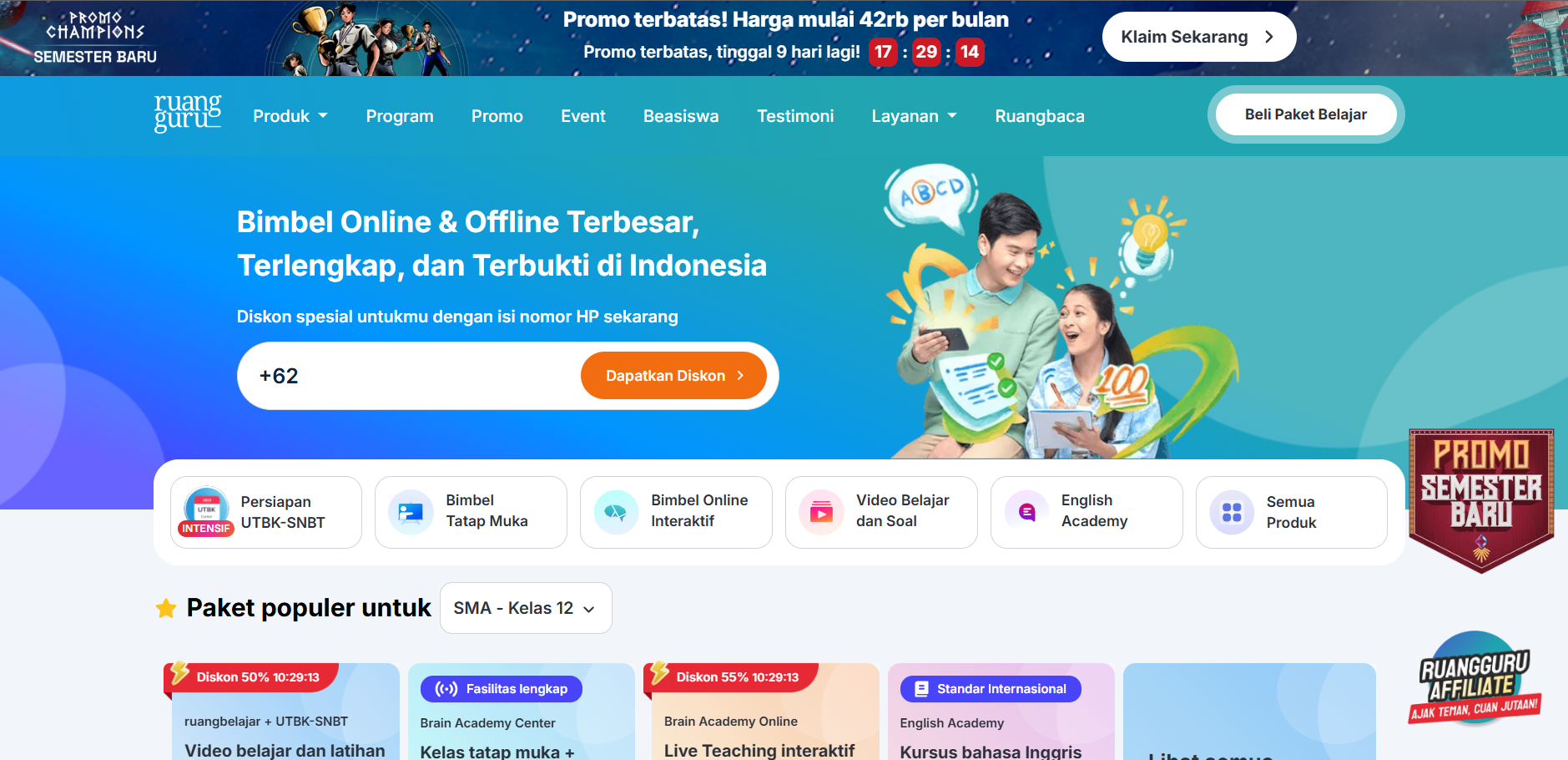 contoh domain bisnis - ruangguru