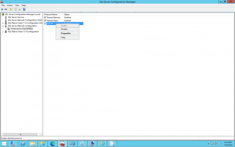 Cara Enable SQL Server Untuk Remote Connection di Windows Server