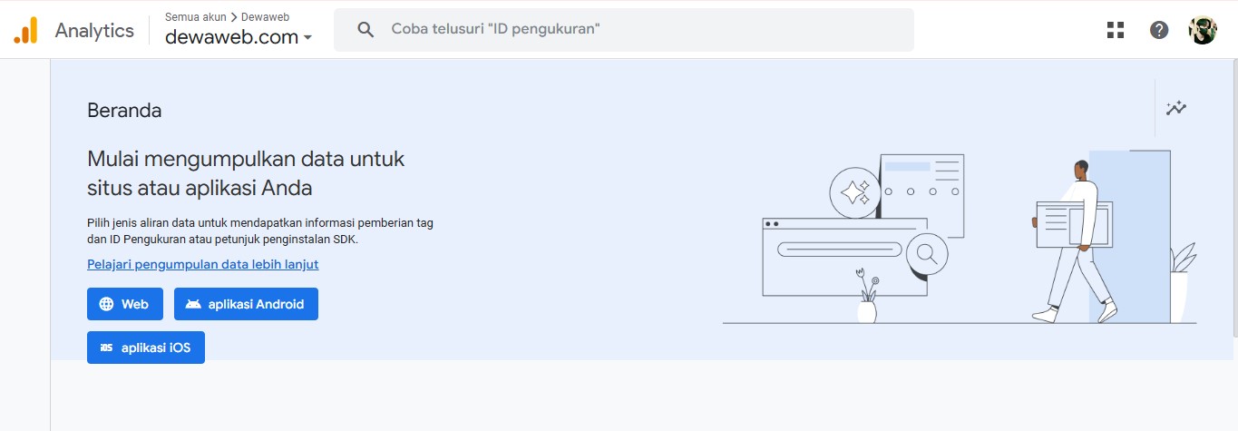 cara menggunakan google analytics - atur data streams