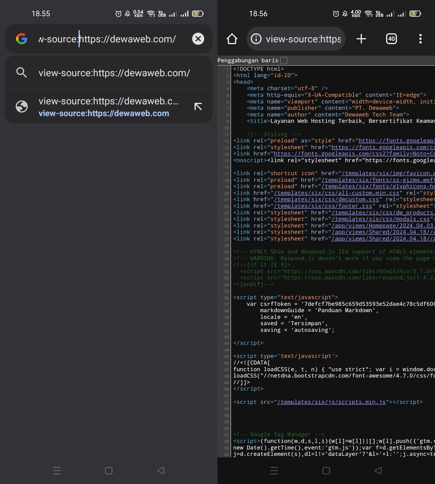 Cara Melihat Source Code Website dari Browser dan Android, Lengkap!