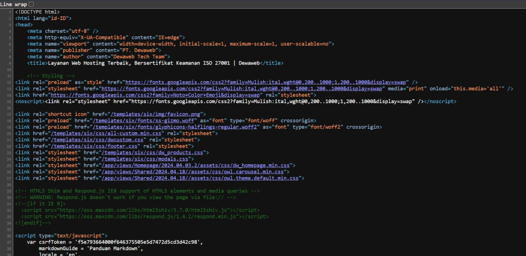 Cara Melihat Source Code Website dari Browser dan Android, Lengkap!