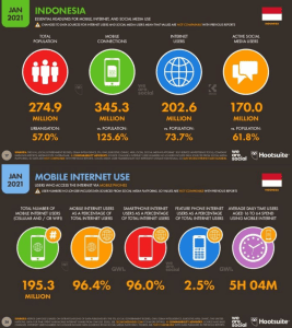 cara membuat website mobile friendly - data pengguna internet indonesia