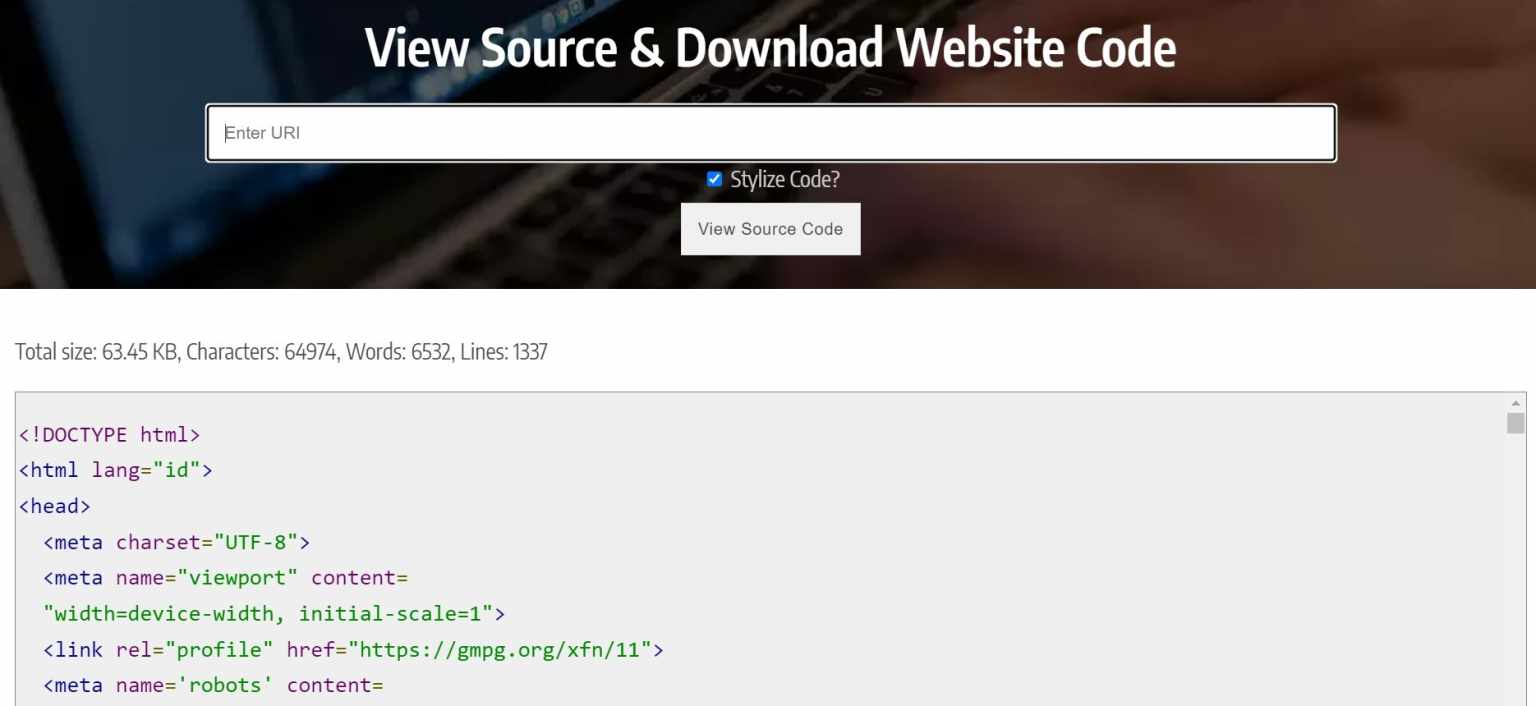 Cara Melihat Source Code Website dari Browser dan Android