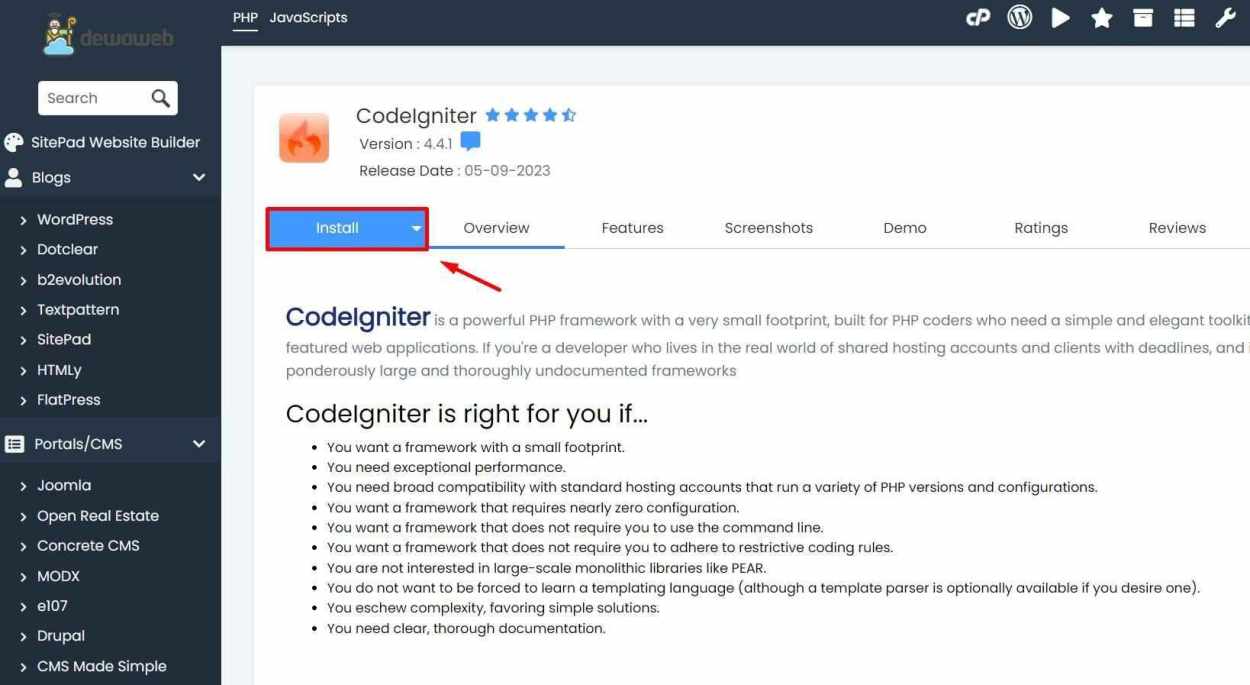 Cara Install Codeigniter Di Hosting Dengan Mudah