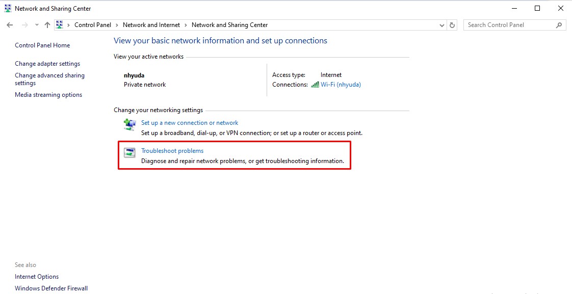 cara mengatasi dns server not responding - menjalankan troubleshooters