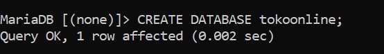 belajar database - create database