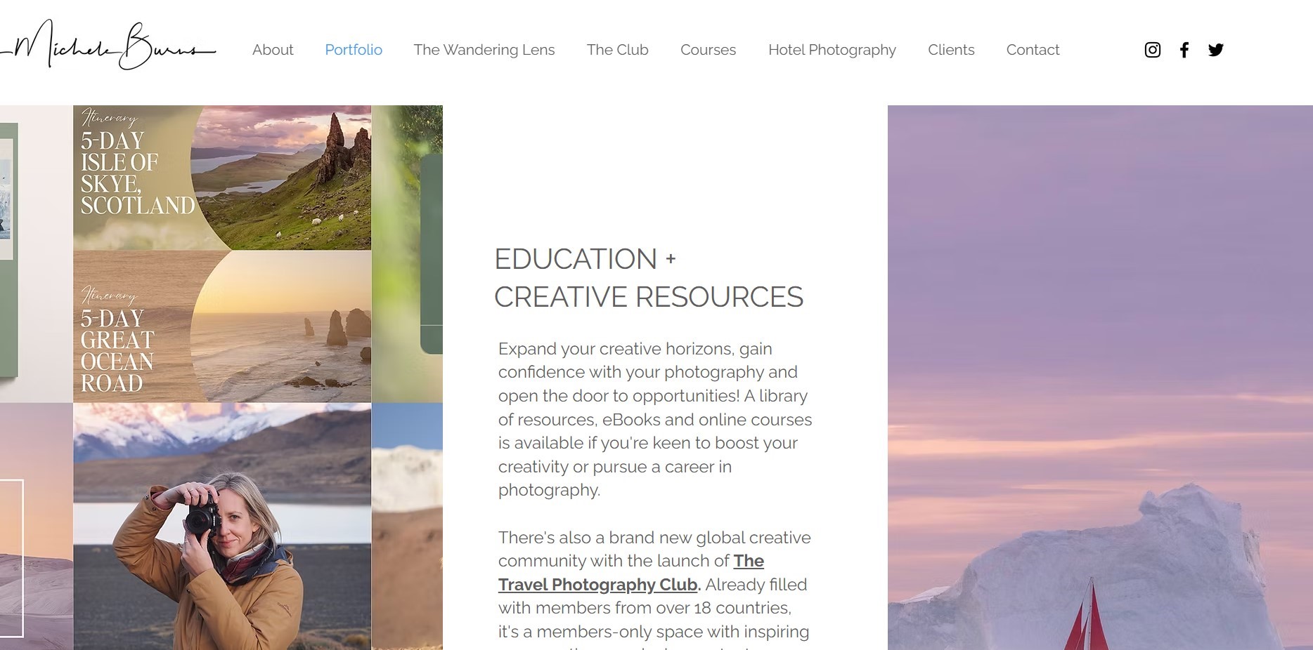contoh portofolio fotografer