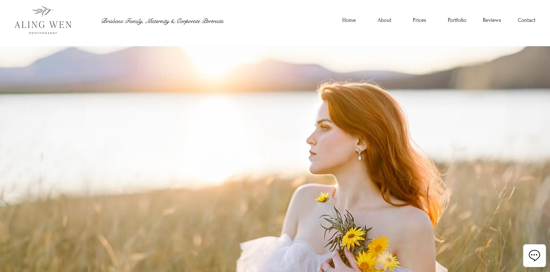 contoh portofolio website fotografer