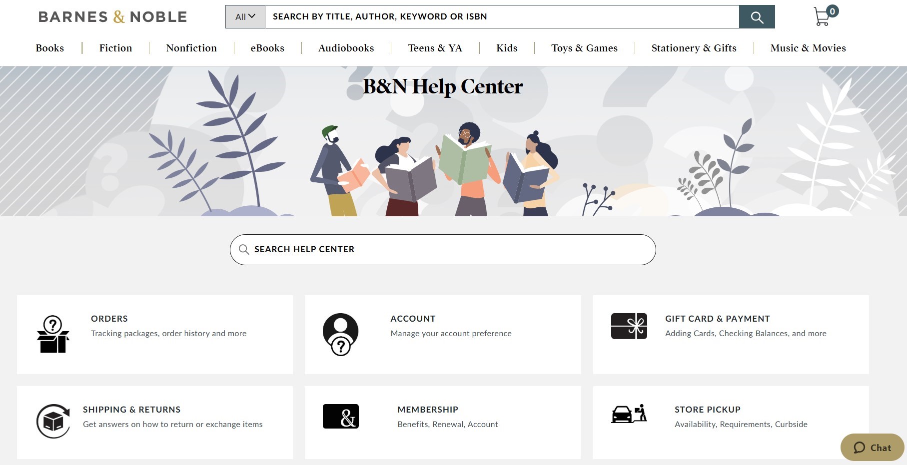 halaman contact us - barnes & noble