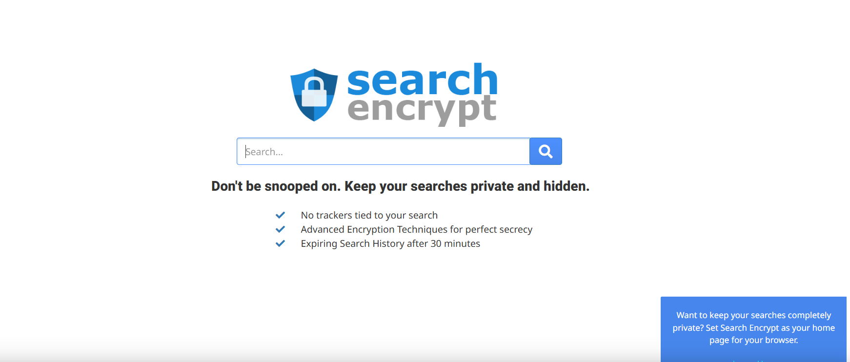 search encrypt - search engine