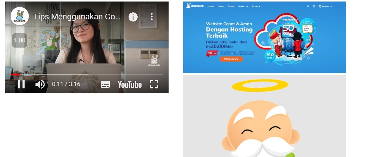 widget website sudah terpasang