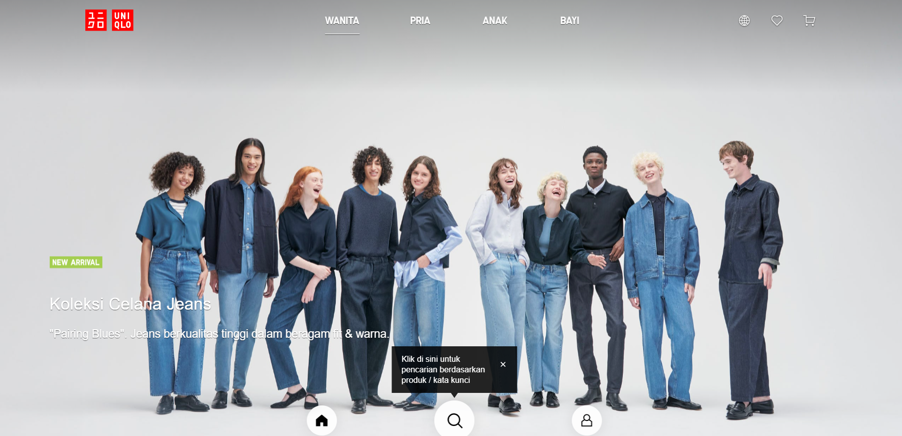 contoh domain bisnis uniqlo