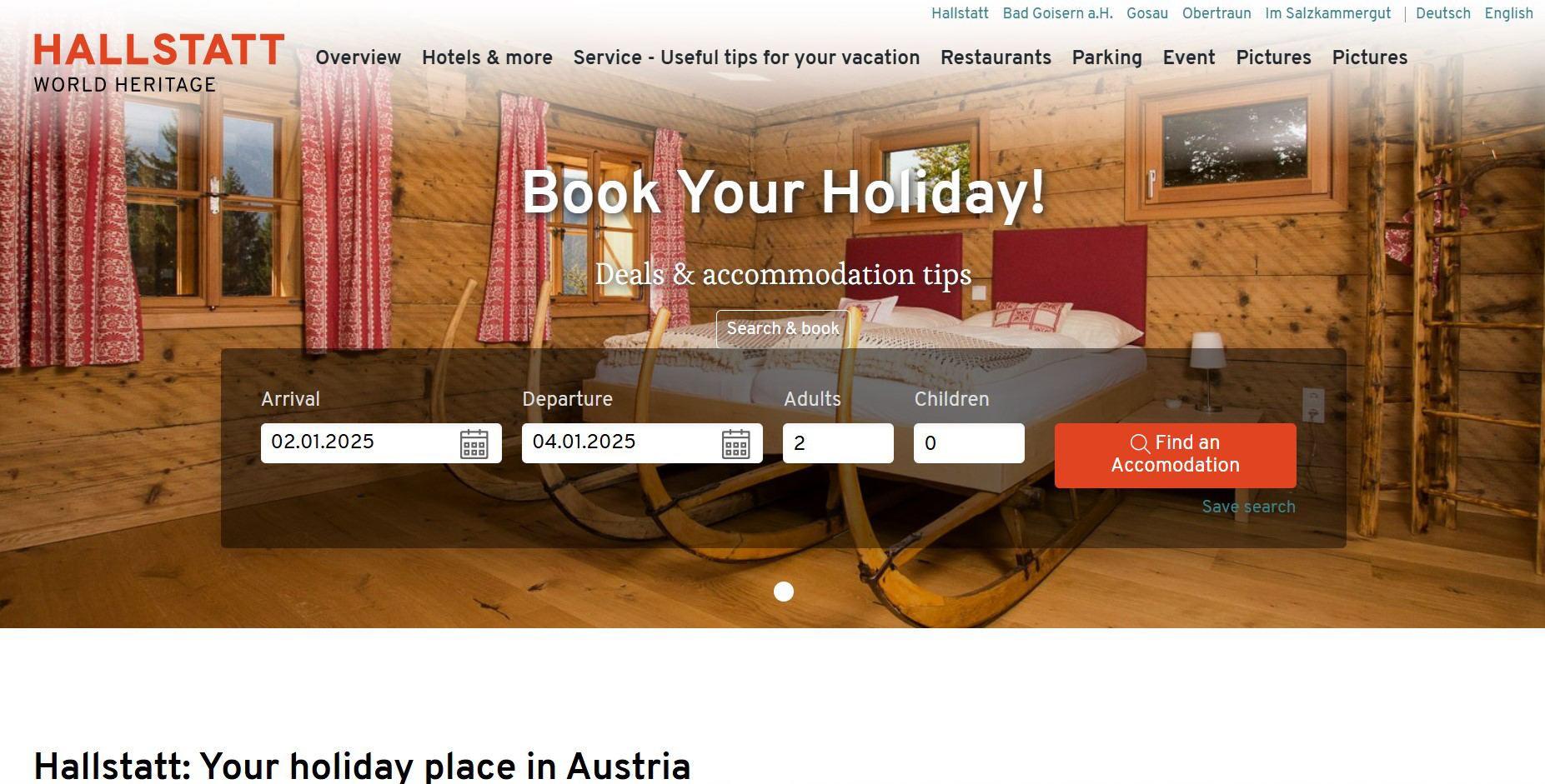 contoh website desa - hallstatt austria