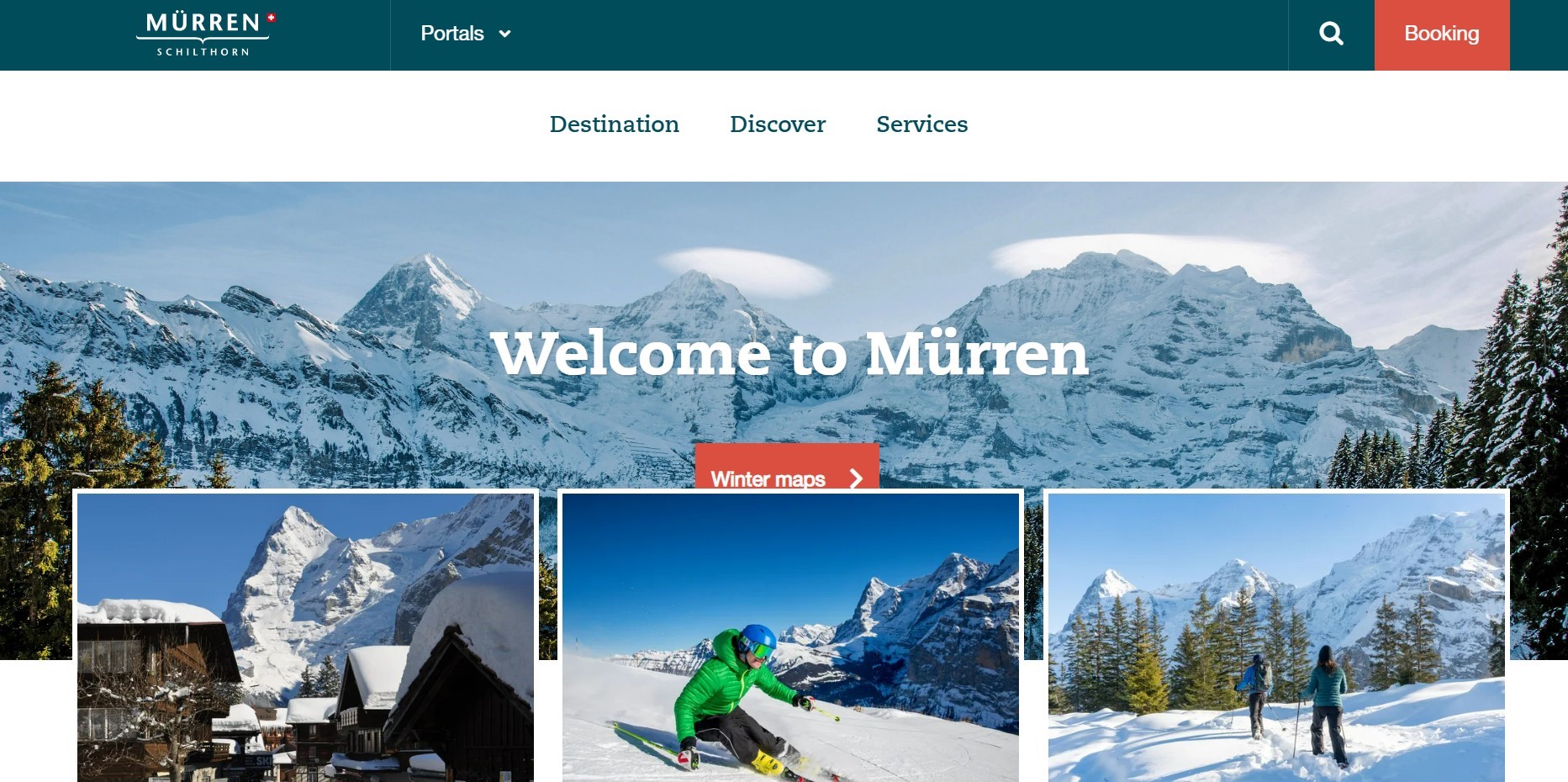 contoh website desa - murren swiss
